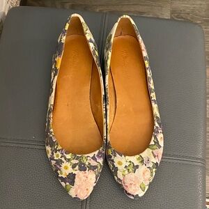 Madewell Floral Women's Flats; size 8.5